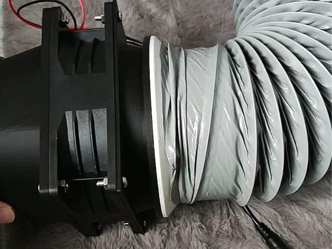 Adaptateur magnétique ventilateur vers gaine 100mm