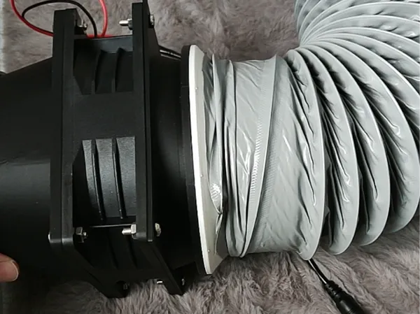 Adaptateur magnétique ventilateur vers gaine 100mm