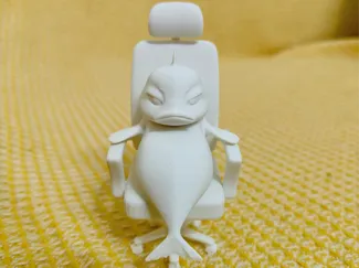打工人的一天 咸鱼 办公椅