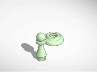 Screw-able Chess Pawn