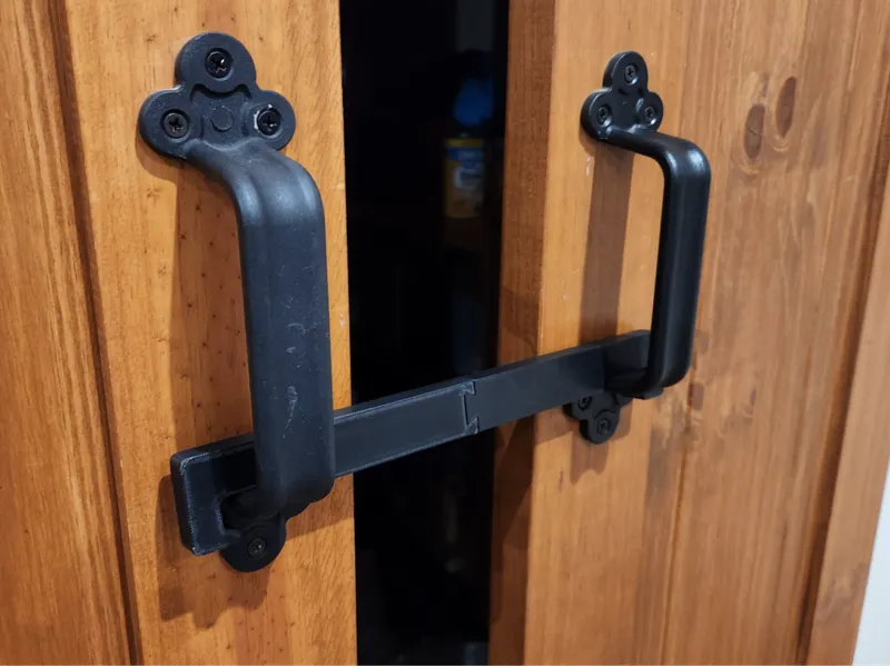 Robust Sliding Door Handle Lock, ABS