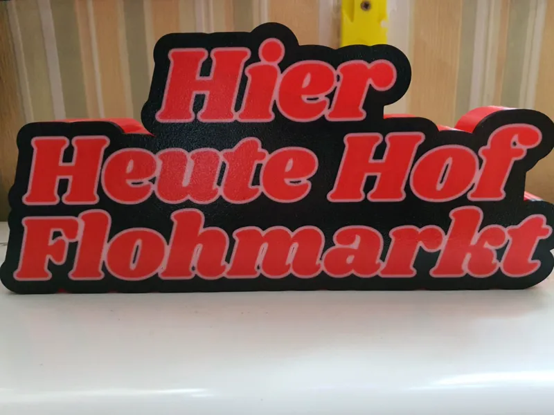 Led Box Hof Flohmarkt
