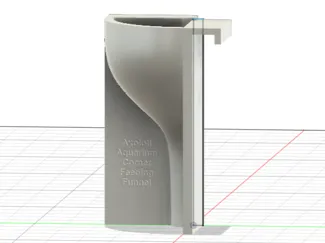 Axolotl Aquarium Corner Feeder Funnel