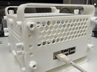 Tiny Rack (upgradable 6" inch modular server rack)