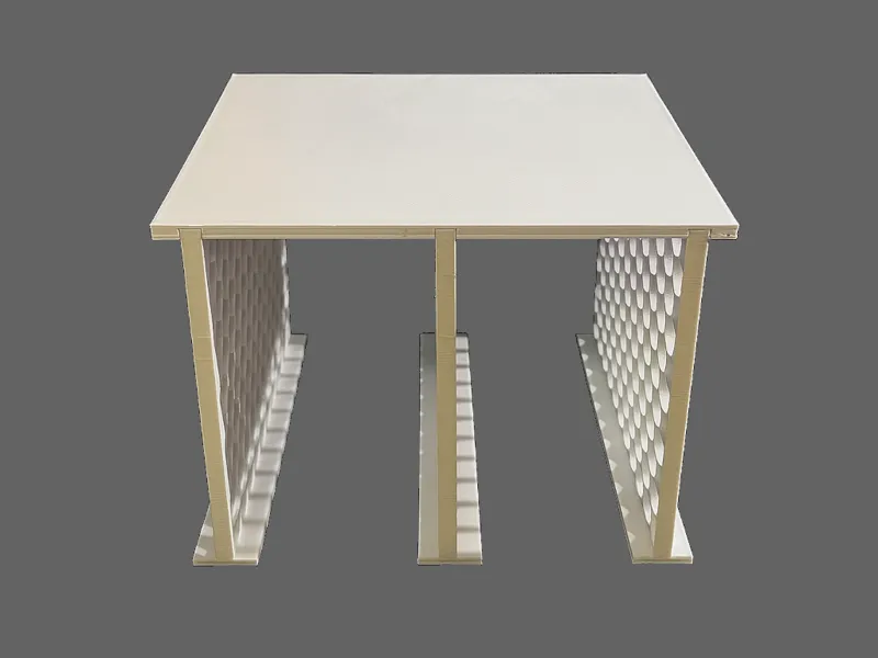 Honeycomb-style Bookshelf Riser