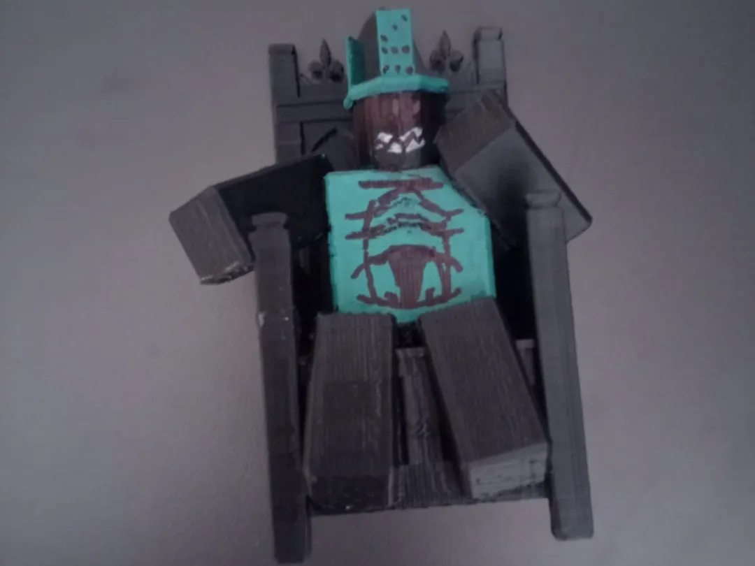 1x1x1 sur un trône - Roblox Forsaken