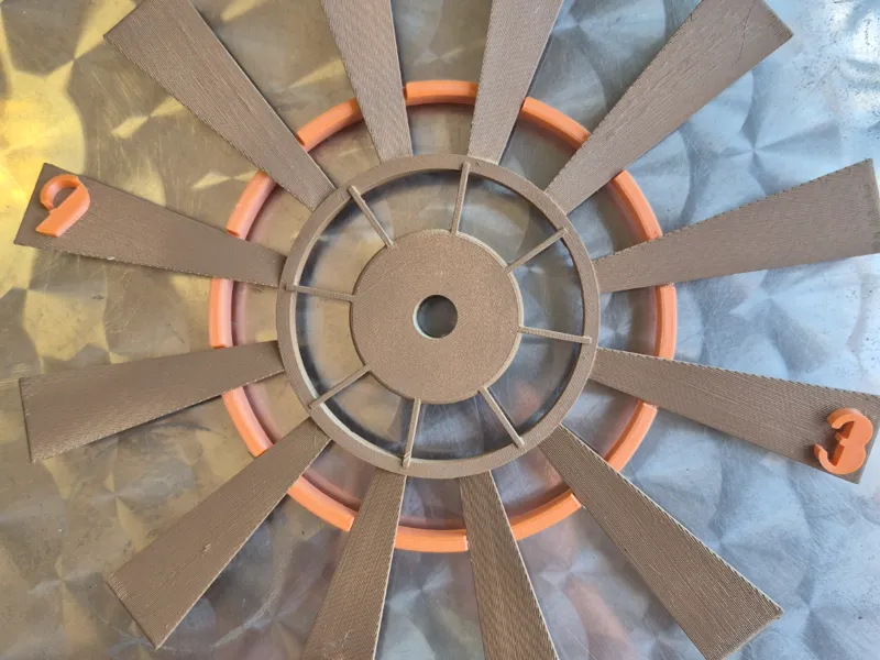 Windmill Clock Design