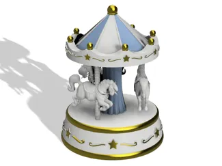 Mini Carousel – 3D printable