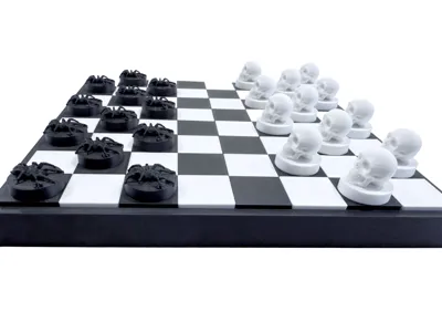 Halloween Checkers Board