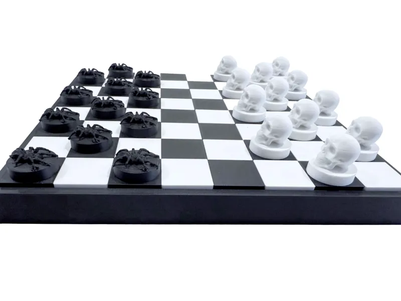 Halloween Checkers Board