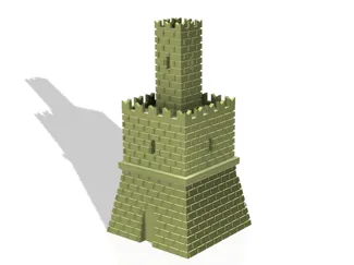 Medieval Watchtower – 3D printable castle tower