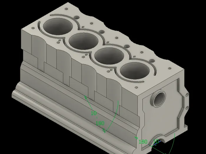 4-cylinder engine block - Free 3D Print Model - MakerWorld