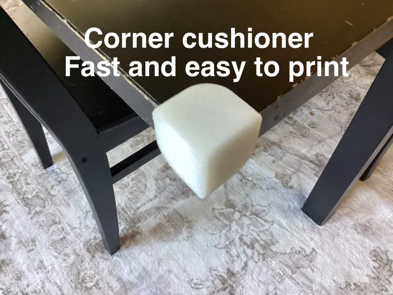 Cushion for sharp corners