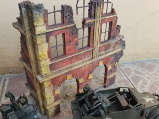 WW2 ruined buliding