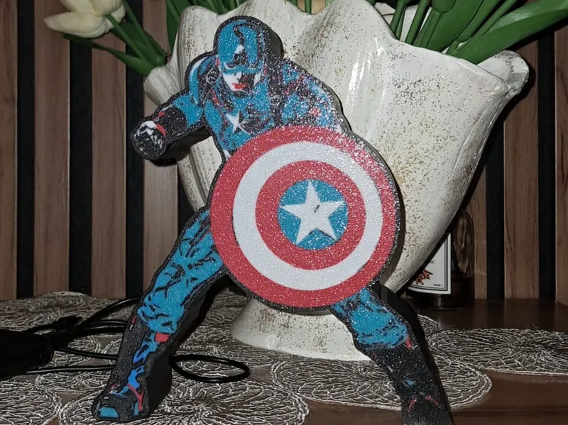 Captain America light box