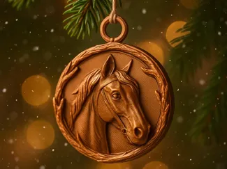 christmas tree decoration horse