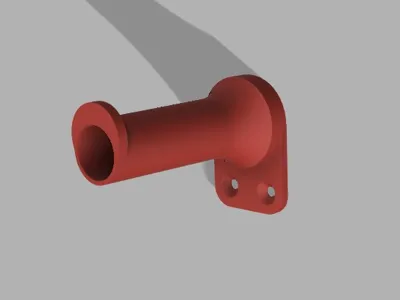 Wall-mounted filament roll holder
