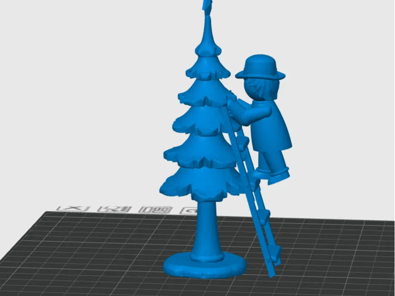 Schwibbogen Figur Mann Baum