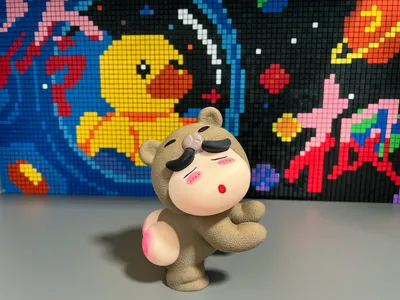 Crayon Shin-chan (Shinnosuke Nohara) - Bear (Fully Separated Parts Version) Easy Installation