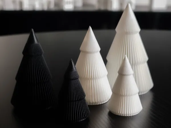 Mini sapins de Noël minimalistes