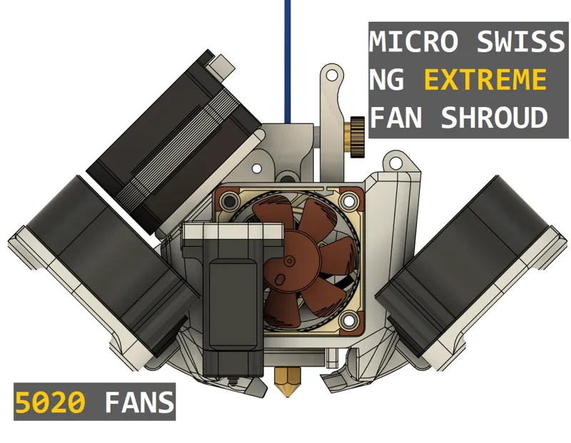Micro Swiss Extreme Fan Shroud V2