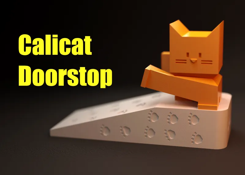 Parametric Calicat Doorstop