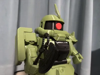 Printable SD Zaku for A1 mini (head can hold Xiaomi camera)