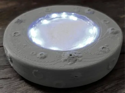 The crater of calm - Moon Zen Garden