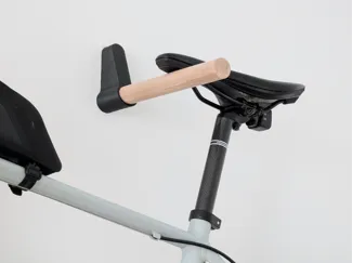 Sturdy bike wall mount for 30mm wooden bars