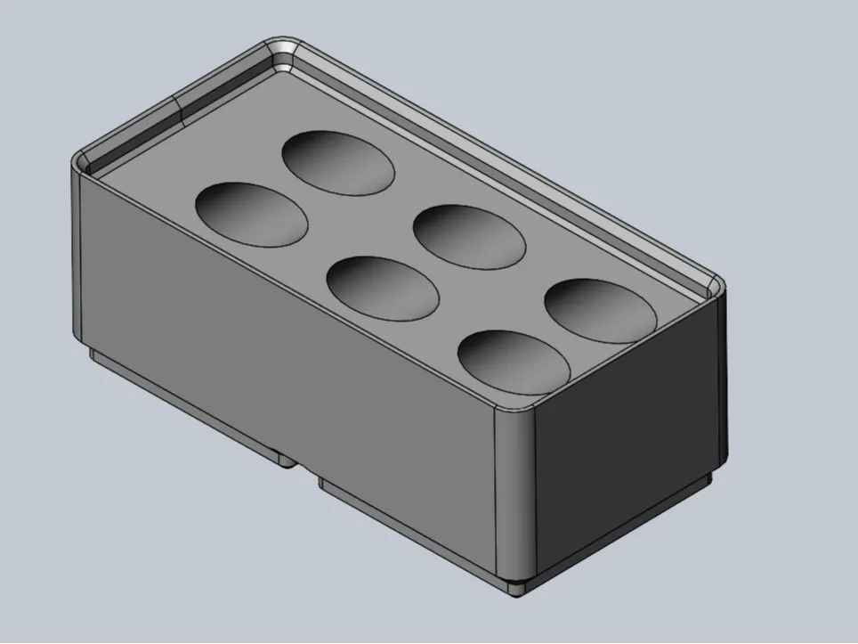 Gridfinity Box Parametric - Angled Holes - Free 3D Print Model - MakerWorld