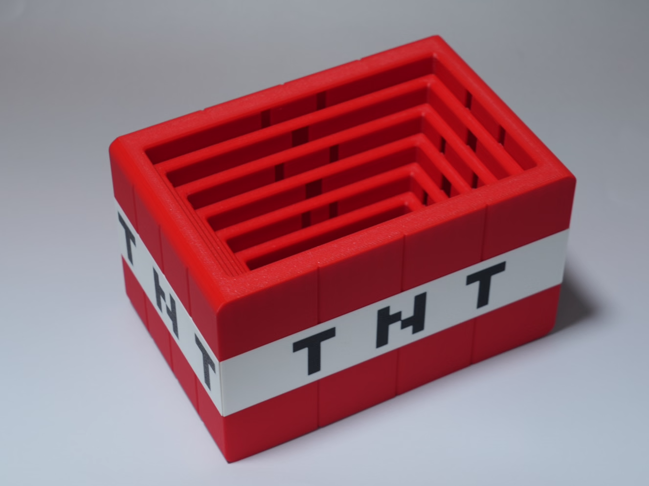 Minecraft TNT下沉式纸巾盒A1mini可打