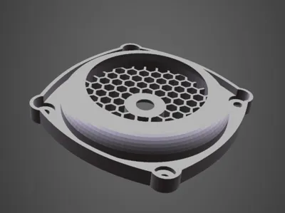 Zenoah fan wheel cover with intake funnel