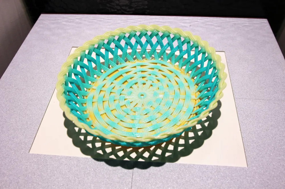 藤艺编织篮,野餐篮,收纳篮 - 免费 3D 打印模型 - MakerWorld