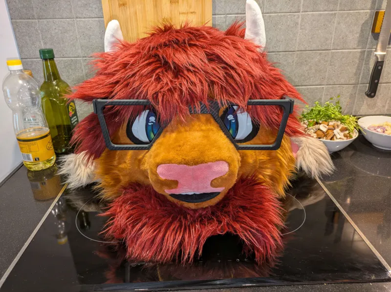 Nerdy Fursuit glasses (extra strong)