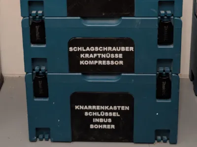 Makita Makpac Labeling