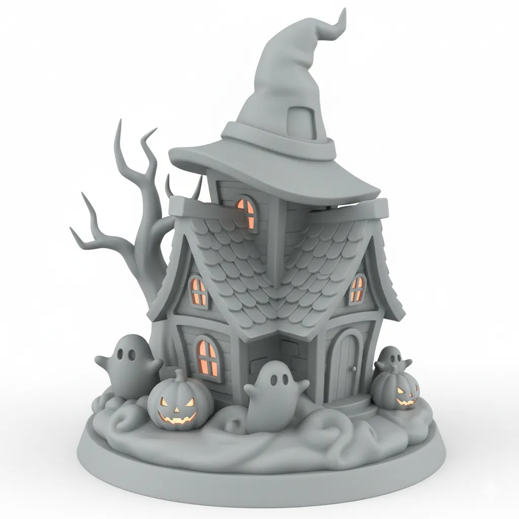 halloween house - Free 3D Print Model - MakerWorld
