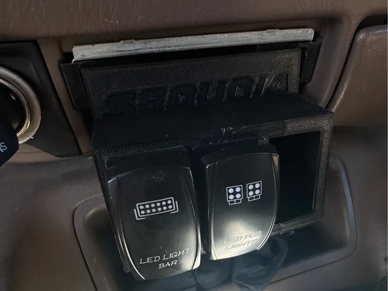 Sequoia Rocker Switch Ashtray Panel