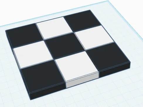 Edge and corner pieces for chessboard puzzle