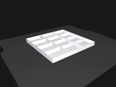[Basic Model] Generate internal grids based on inner dimensions_right angle_any within 24x24