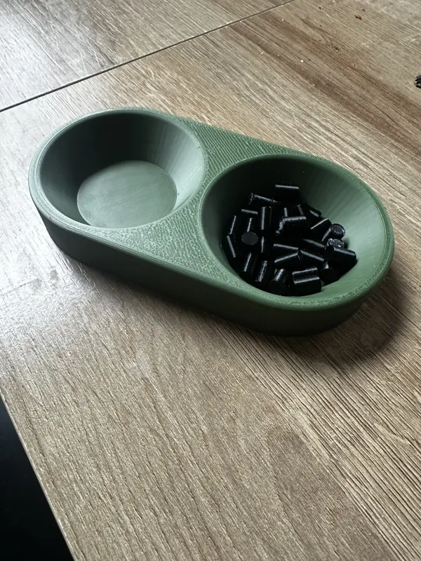 Double bowl toy - for toy pets with "fake" food