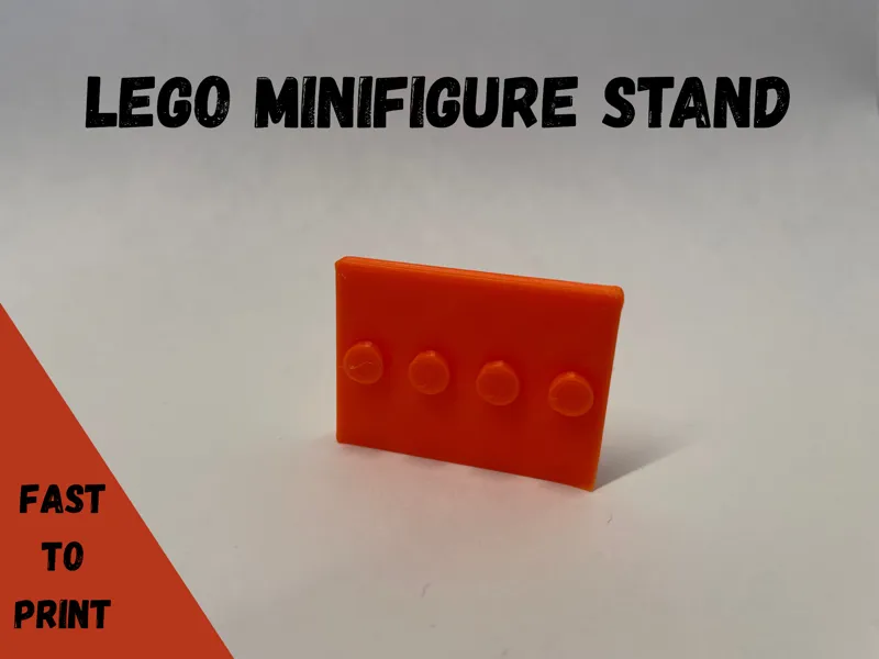 Minifigure stand