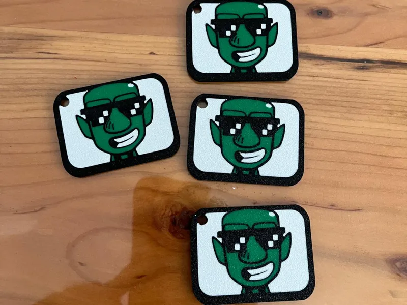 Clash Royale Goblin Keychain