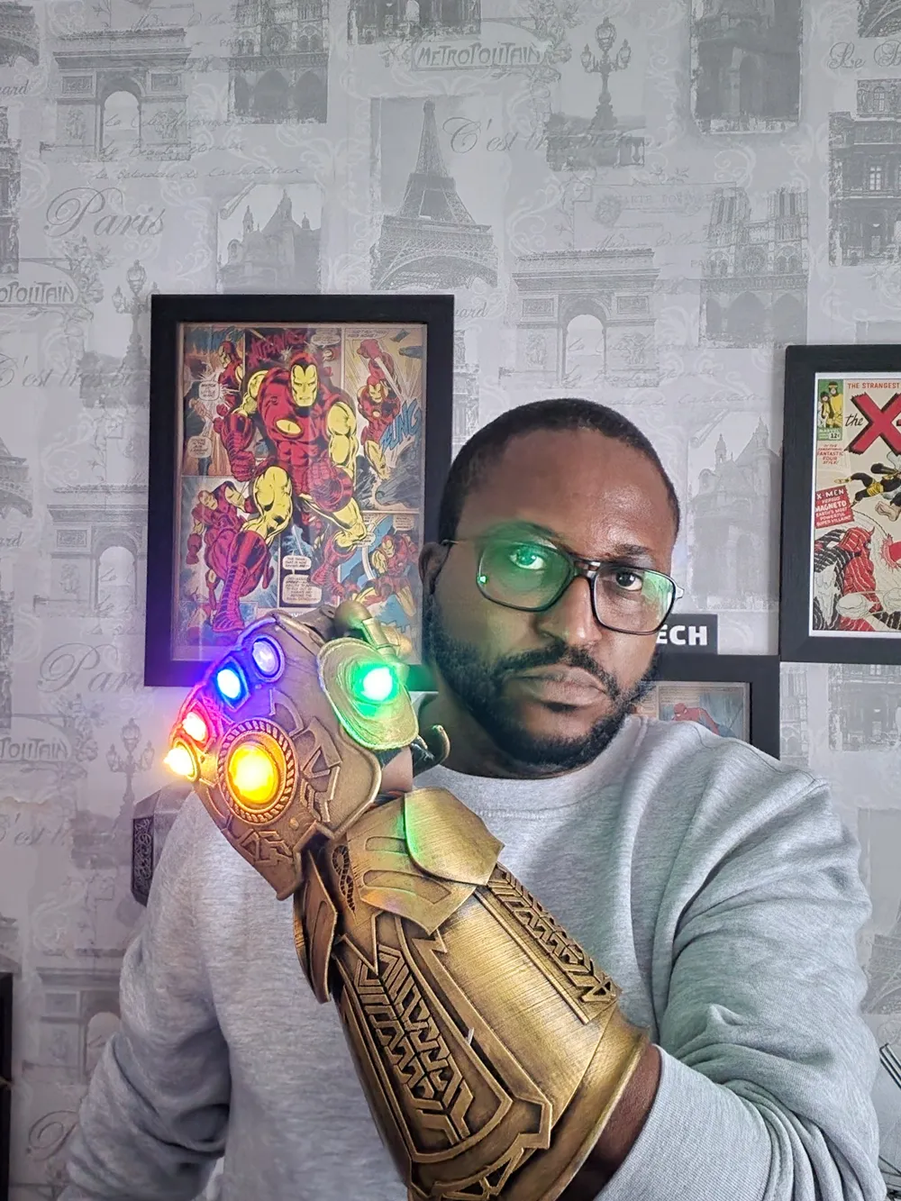 Wearable Thanos Infinity Gauntlet - Free 3D Print Model - MakerWorld