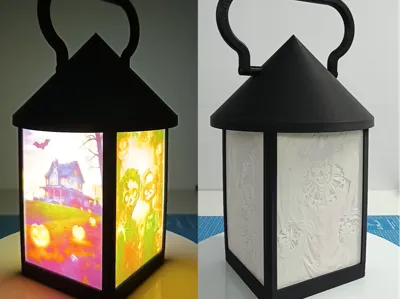Universal Lantern for Color Lithophanes