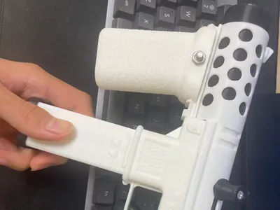 tec9 Picatinny rail under barrel