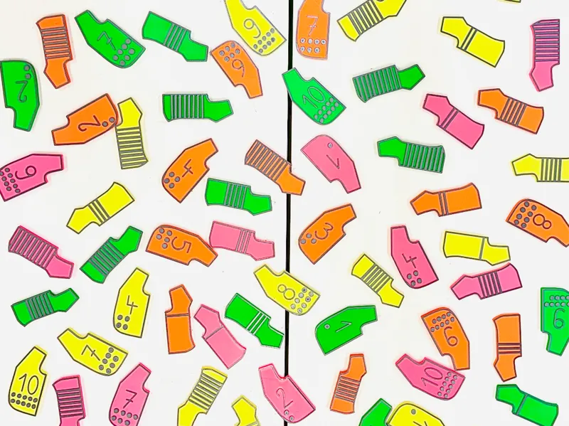 FLUOHESJE PUZZEL 1-10