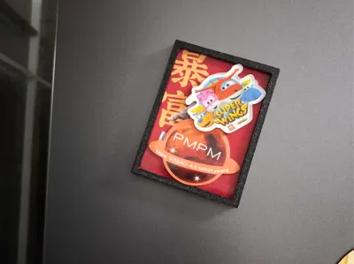 3-inch magnetic photo album fridge magnet 