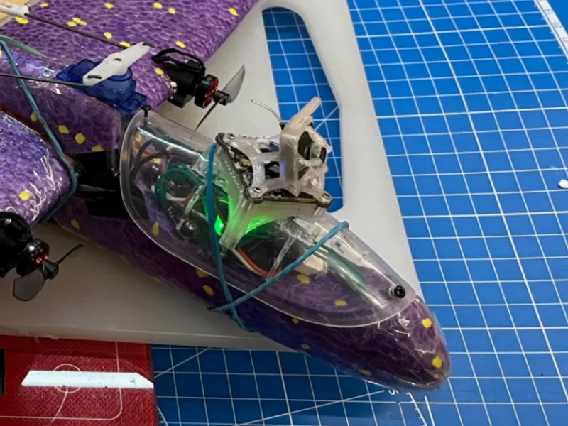 Flight Controller Foam Glider Canopy Mount 25x25