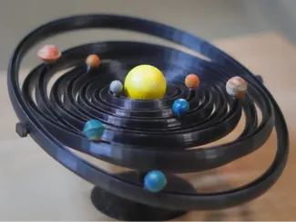 Solar System 3D model