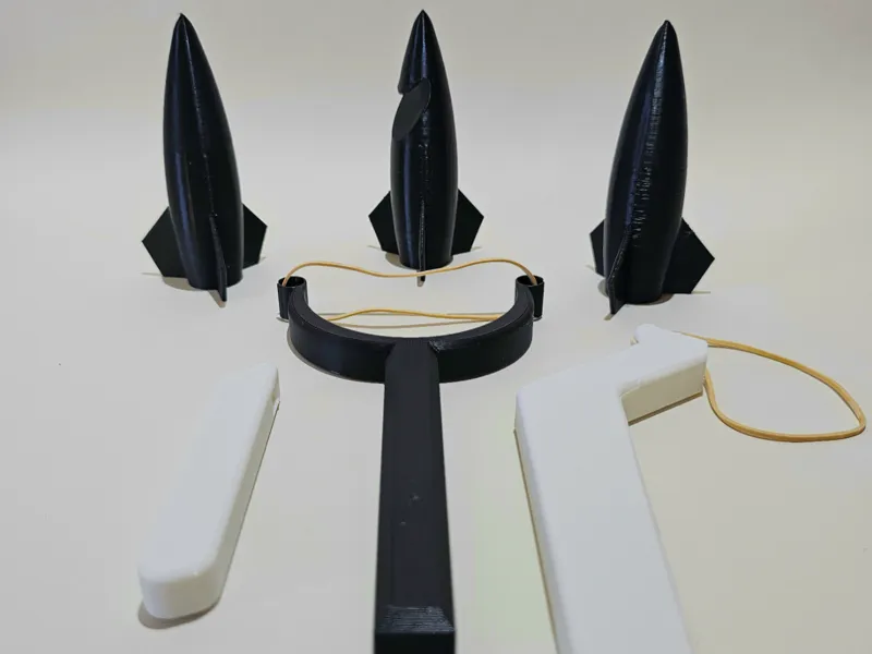 Model Rocket Slingshot Launcher